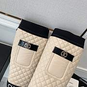 Chanel Beige 2 in 1 Winter Boots - 5