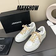 Chanel 22P Trainer White Tan - 1