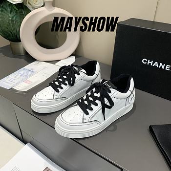 Chanel 22P Trainer Black White