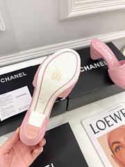 Chanel Pink Lambskin Mules - 2