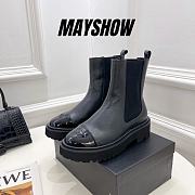 Chanel Black Chealse Boots - 1