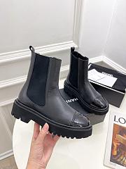 Chanel Black Chealse Boots - 2