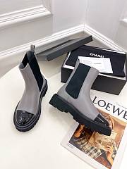 Chanel Grey Chealse Boots - 5