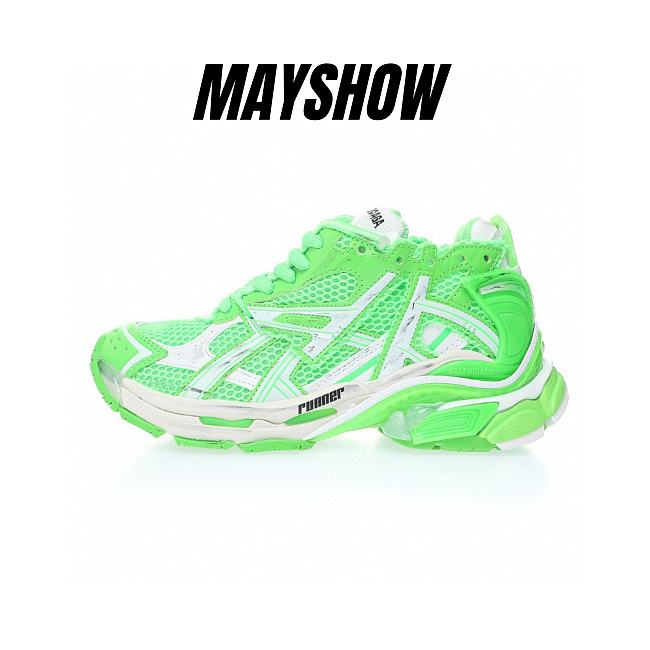 Balenciaga Runner Fluo Green - 677403W3RBM3590 - 1