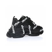 Balenciaga Triple S Logotype Black - 536737W2FAB1090 - 2