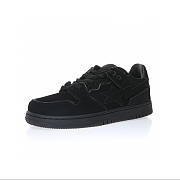 A Bathing Ape Bape SK8 Sta Triple Black Nubuck - 1H80-191-009 - 5