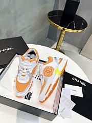 Chanel Low Top Trainer CC Orange - 5