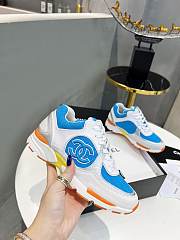 Chanel Low Top Trainer CC Blue - 4