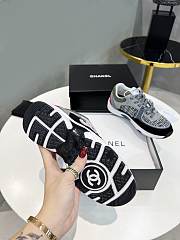 Chanel Low Top Trainer Pink Grey Black - 3