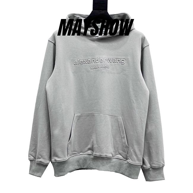 	 Alexander Wang Grey Hoodie SY4800902 - 1