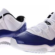 Air Jordan 11 Retro Low White Concord - AH7860-100  - 3