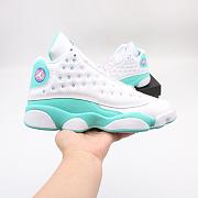 Air Jordan 13 Retro White Soar Green Pink - 439358-100 - 5