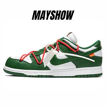  Nike Dunk Low Off-White Pine Green - CT0856-100