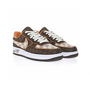 Nike Air Force 1 Low Louis Vuitton Monogram Brown Damier Azur - 3