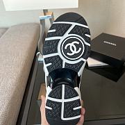 Chanel Low Top Trainer CC Black Brown Ivory - 3