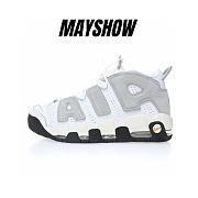 Nike Air More Uptempo Wolf Grey Solar Flare - DZ4516-100 - 1