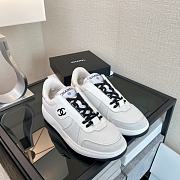 	 Chanel Low Top Sneaker All White - 5