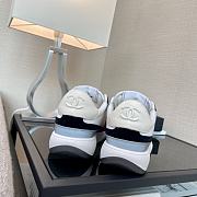 	 Chanel Low Top Sneaker White Pink Blue - 2