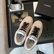 Chanel 22P Trainer Beige Suede - 2