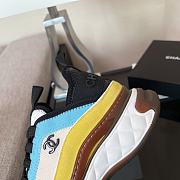 Chanel Low Top Trainer Yellow Blue - 2