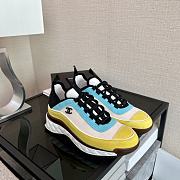 Chanel Low Top Trainer Yellow Blue - 4