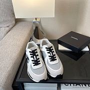 	 Chanel CC Logo Trainer Grey White - 2