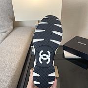 	 Chanel CC Logo Trainer Black White - 3