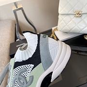 Chanel Low Top Trainer CC Mint Grey  - 2