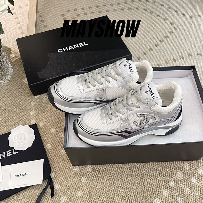 	 Chanel CC Runner Silver Laminate - G39792 Y56368 K5451 - 1