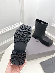 Balenciaga Trooper Rubber Boot Black - 679326W0FO81000 - 4