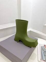 	 Balenciaga Trooper Rubber Boot Khaki - 3