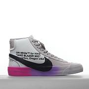 Nike Blazer Mid Off-White Wolf Grey Serena Queen - AA3832-002 - 4