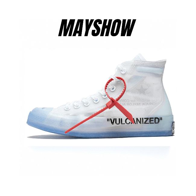 Converse Chuck Taylor All-Star Vulcanized Hi Off-White - 162204C - MayShow