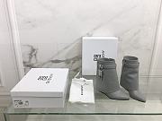 	 Givenchy Shark Lock Dark Grey Ankle Boots - 4