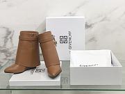 	 Givenchy Shark Lock Brown Ankle Boots - 4