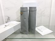 	 Givenchy Shark Lock Dark Grey Pants Boots - 4