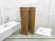 	 Givenchy Shark Lock Tan Pants Boots - 2