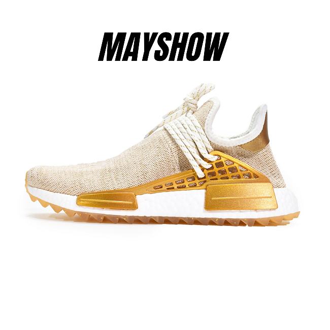 adidas Pharrell NMD HU China Pack Happy (Gold) (Friends and Family) - F99762 - 1