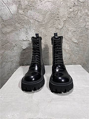 Balenciaga Tractor 20mm Zip Up Boot Black - 615679WA8E91000 - 2