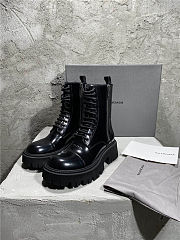 Balenciaga Tractor 20mm Zip Up Boot Black - 615679WA8E91000 - 5