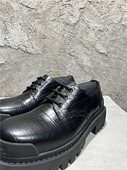 Balenciaga Strike Derby in Black Crocodile Embossed - 3