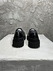 Balenciaga Strike Derby in Black Crocodile Embossed - 4