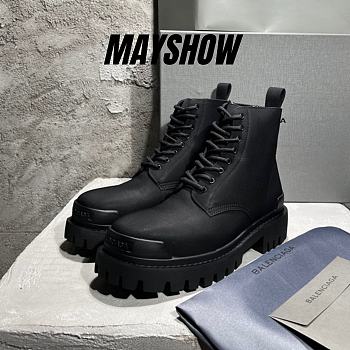 Balenciaga Nylon Strike Boot in Black - 624548W2AI01000