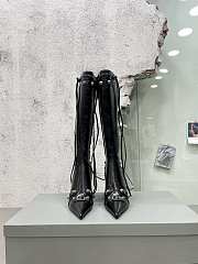 Balenciaga Cagole 90mm Boot in Black - 694395WAD4E1081 - 2