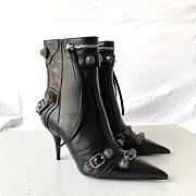 Balenciaga Cagole 90mm Bootie in Black - 694379WAD4E1081 - 4