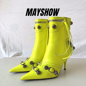 	 Balenciaga Cagole 90mm Bootie in Yellow 