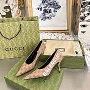 Gucci x Balenciaga The Hacker Project Square Knife pump Beige - 676603 KQW00 9742 - 3