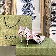 Gucci x Balenciaga The Hacker Project Knife pump Flora Print - 676558 UL300 8446 - 2