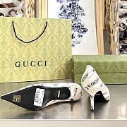 Gucci x Balenciaga The Hacker Project Knife pump in white leather - 680760 ULR00 9061 - 2