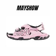 Balenciaga Track Sandal Neon Pink - 617543W2FH15010 - 1